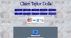Desktop Screenshot of clairetaylordolls.com